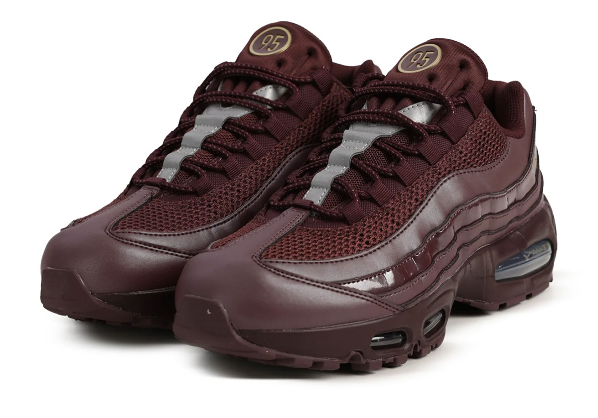 Nike Air Max 95 Total 90 Burgundy Crush Metallic Gold Ib6830 601 3