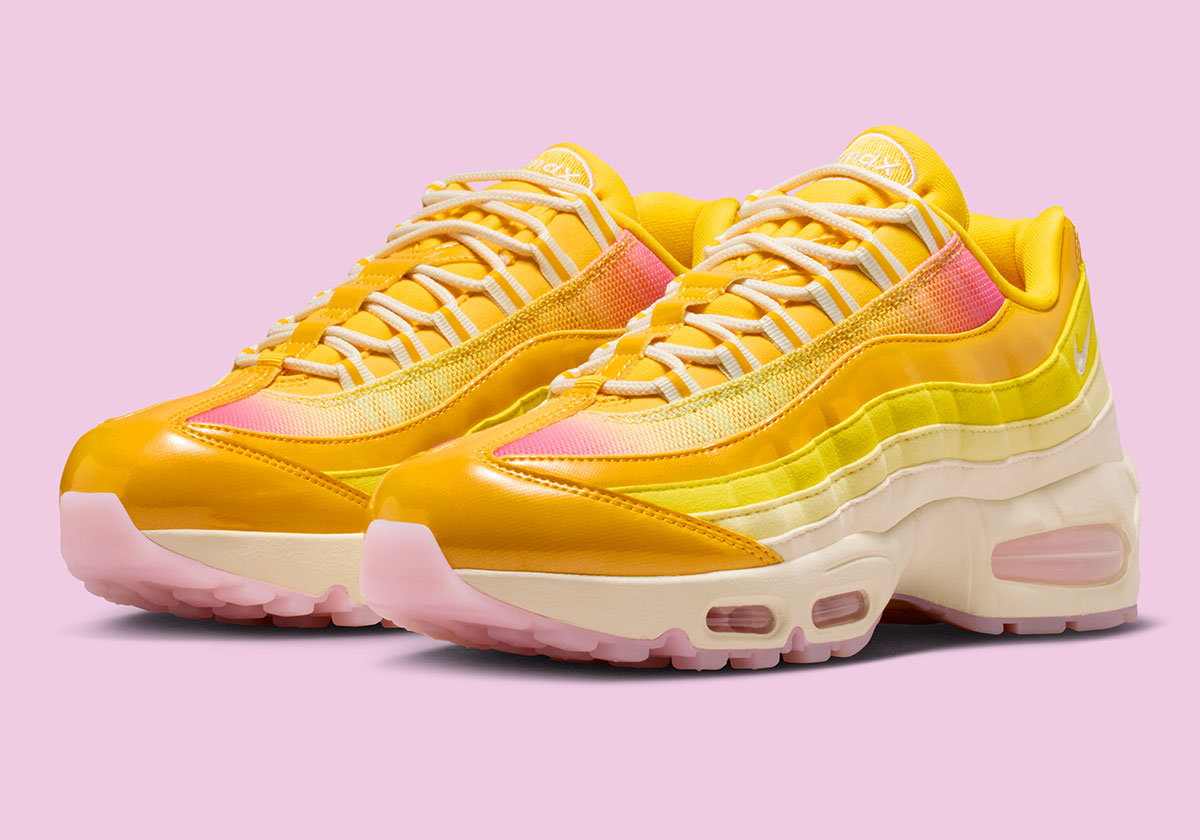 Nike Air Max 95 University Gold Pink Foam Soft Yellow Coconut Milk Iq0382 739 5
