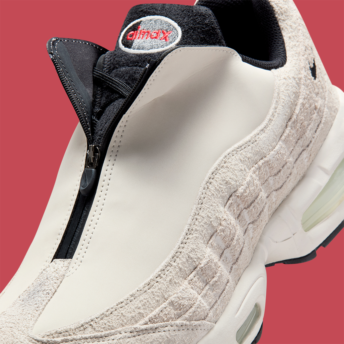 Nike Air Max 95 Zip Phantom Light Crimson Smoke Grey Black Im0695 002 6