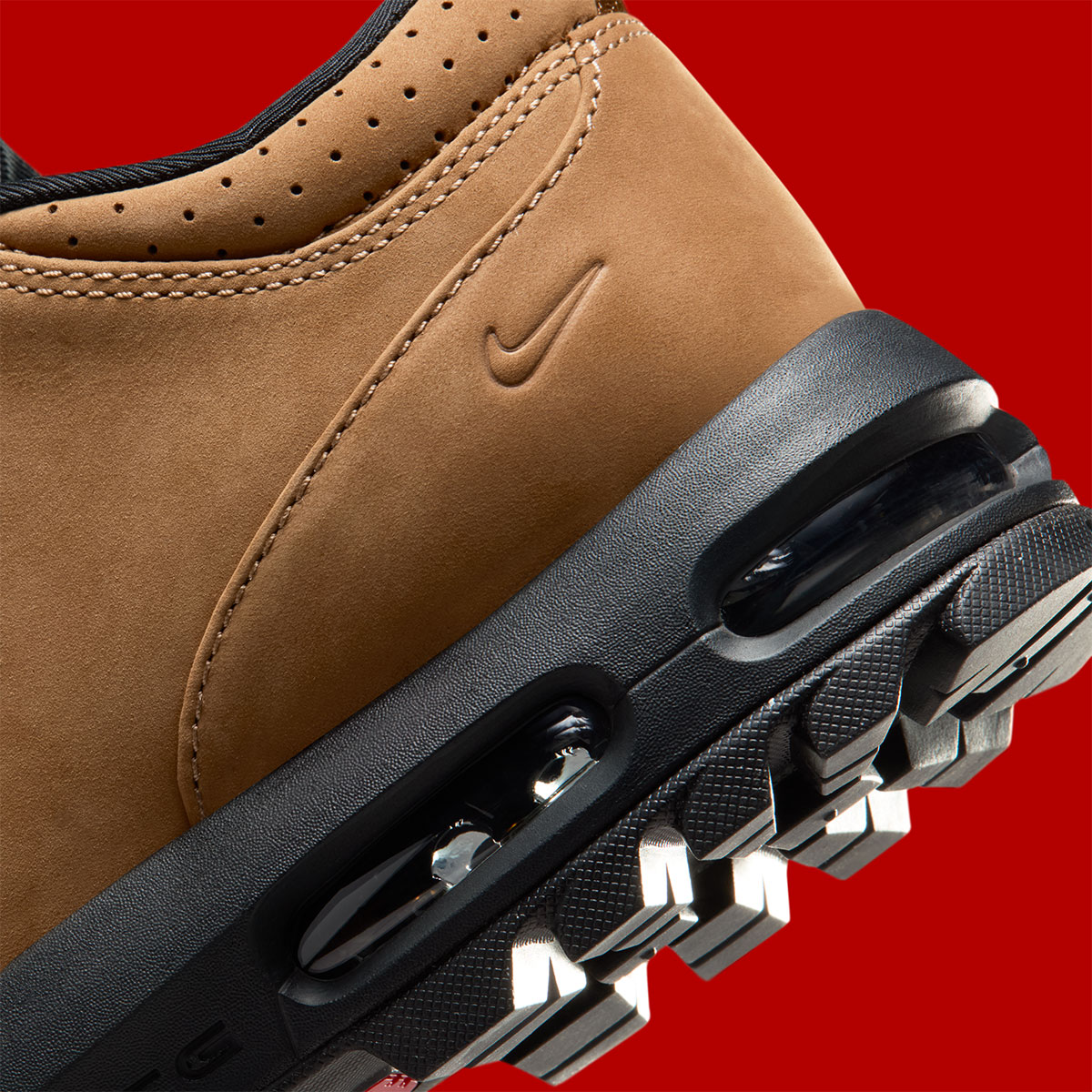 Nike Air Max Goadome Low Taupe Black University Red Iu5915 200 8