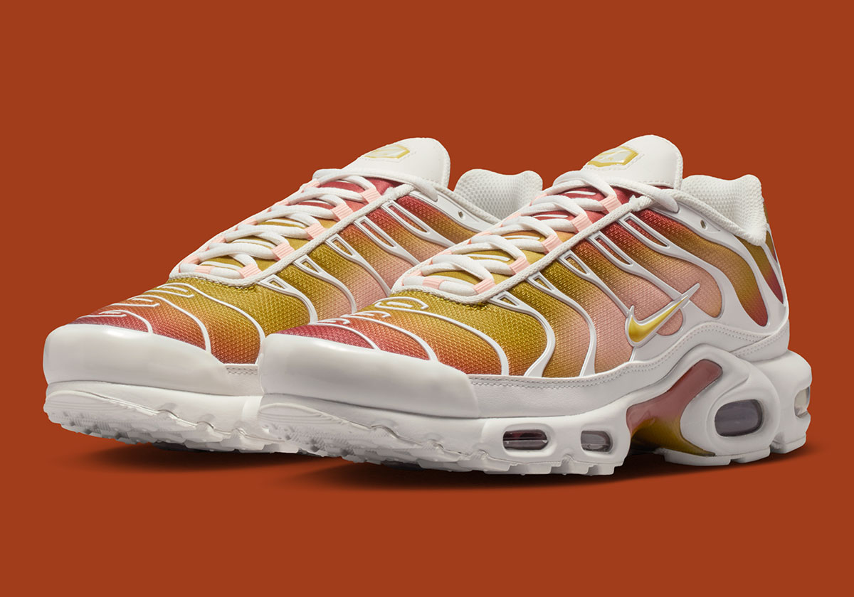 Nike Air Max Plus Phantom Rugged Orange Peat Moss Saturn Gold Dz3670 007 5
