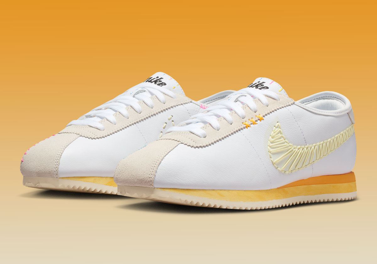 Nike Cortez Leather White Coconut Milk University Blue Iq1146 101 3