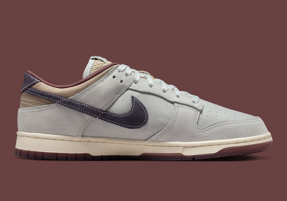 Nike Dunk Low Off White Spruce Aura Particle Moon Dark Raisin Ib6752 100 4