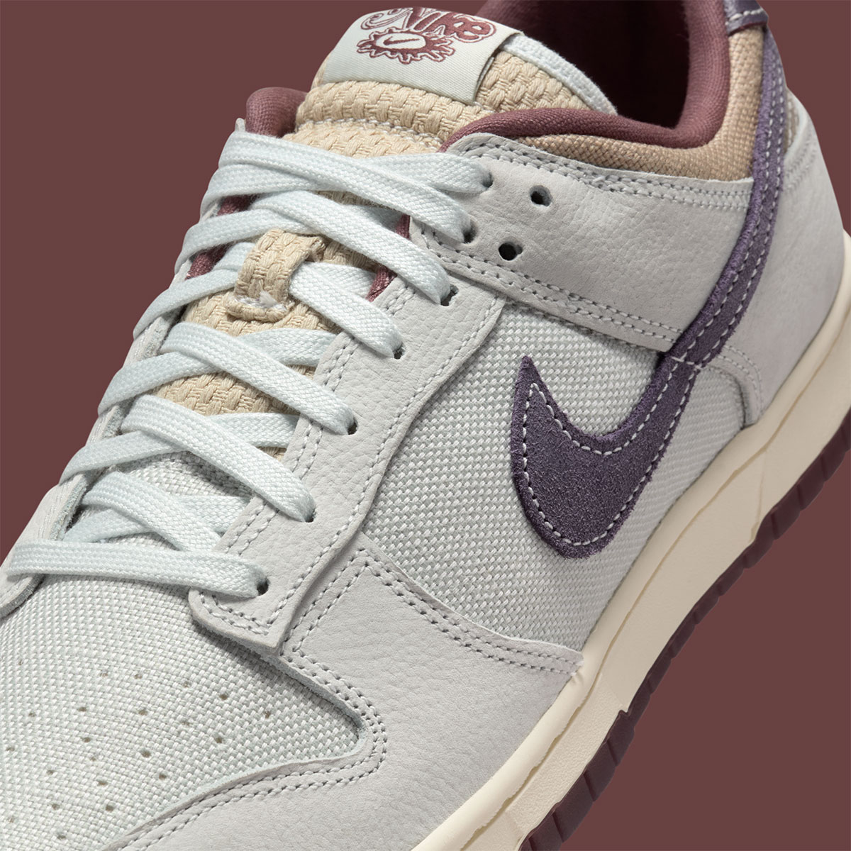 Nike Dunk Low Off White Spruce Aura Particle Moon Dark Raisin Ib6752 100 8