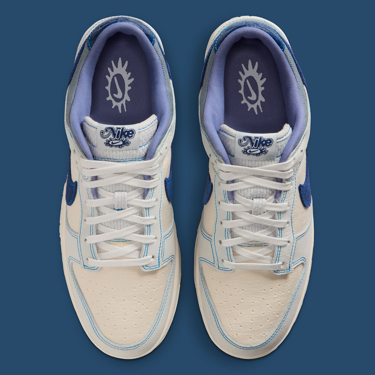 Nike Dunk Low White Pure Platinum Ashen Slate Blue Void Ib6752 101 4