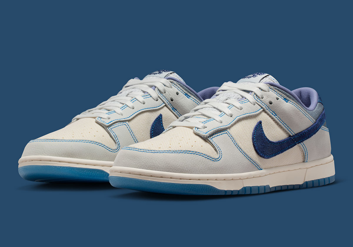 Nike Dunk Low White Pure Platinum Ashen Slate Blue Void Ib6752 101 5