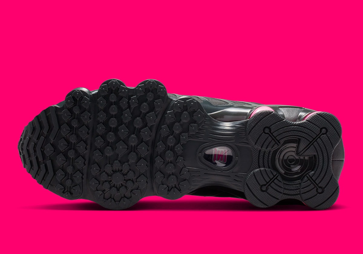 Nike Shox Tl Ring Off Noir Hyper Pink Metallic Silver Iq0273 045 3