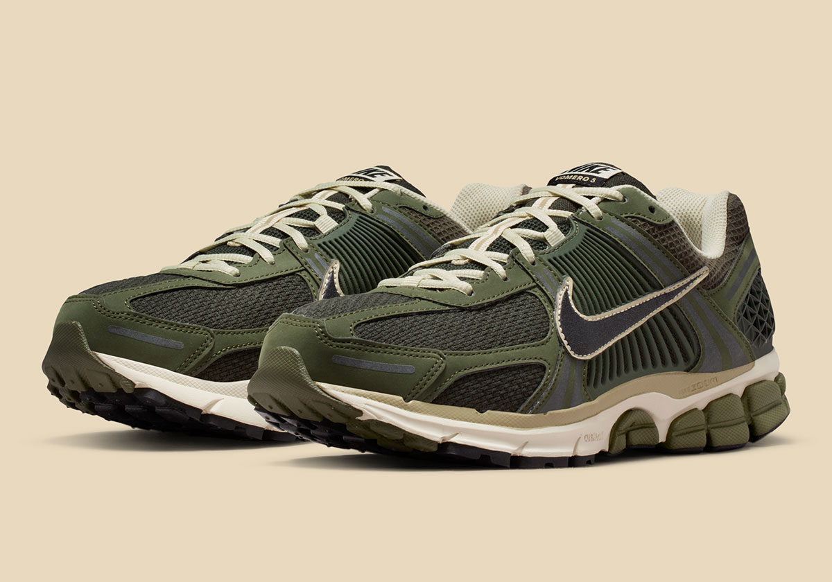The Nike Zoom Vomero 5 Tools Up In "Army Olive"