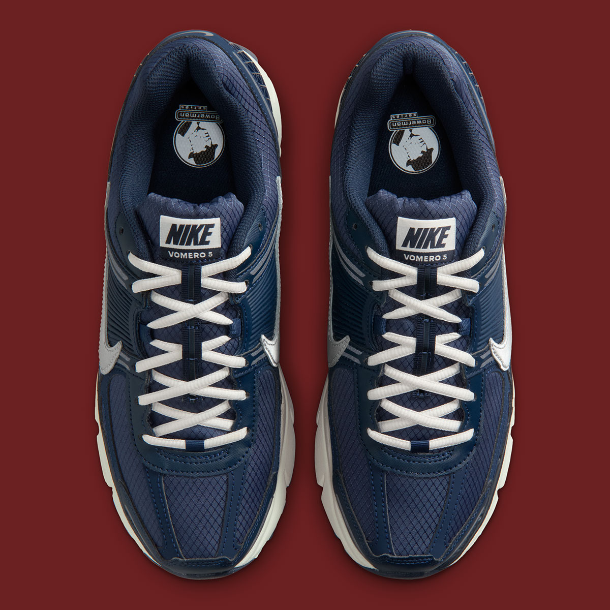 Nike Zoom Vomero 5 Blue Void Midnight Navy Light Orewood Brown Metallic Silver Iq6589 400 4