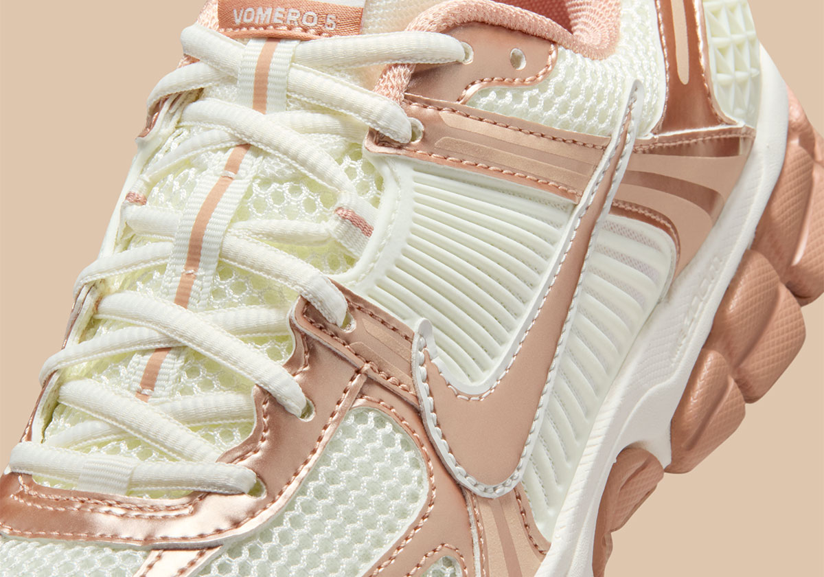 The Nike Zoom Vomero 5 Goes Glitzy With "Rose Gold"