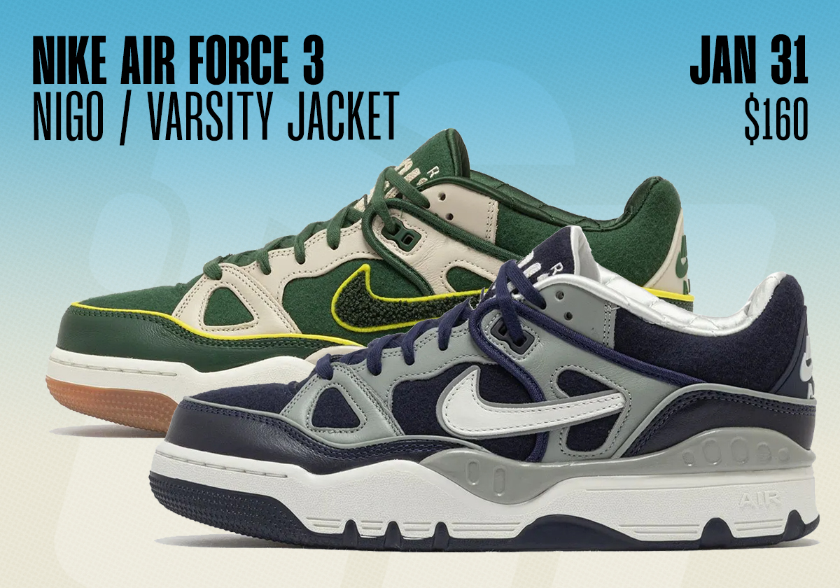 Sneaker Releases January 25 31 2026 Nigo Nike Air Force 3