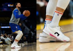 Steph Curry Wears Roger Federer’s Signature Shoe, Bringing On To The NBA For The First Time