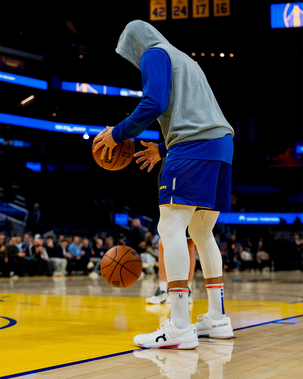 Steph Curry On Roger Federor The Roger Pro Fire Tennis Shoe 3