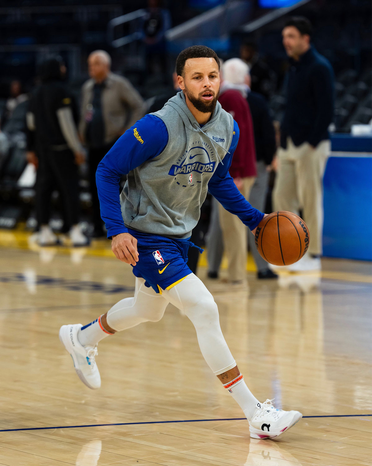 Steph Curry On Roger Federor The Roger Pro Fire Tennis Shoe 6