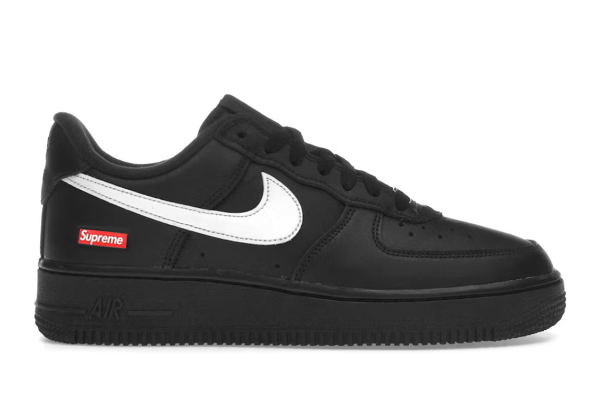 Supreme Nike Air Force 1 Black Multi Color Cu9225 901