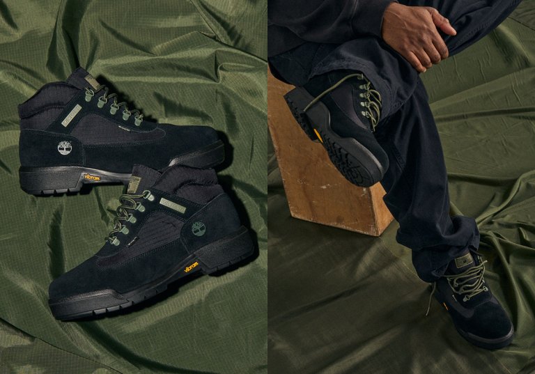? Undefeated x Timberland Field Boot GTX Black Suede 12M UNDEFEATED x Timberland Field Boot GTX A paneled upper  main image 3