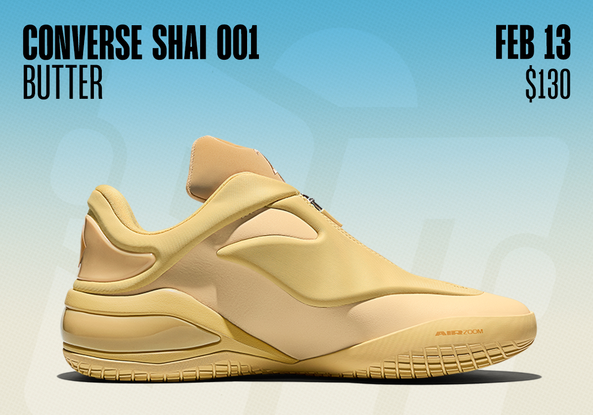 All Star Weekend 2026 Sneaker Releases Converse Shai 001 Butter