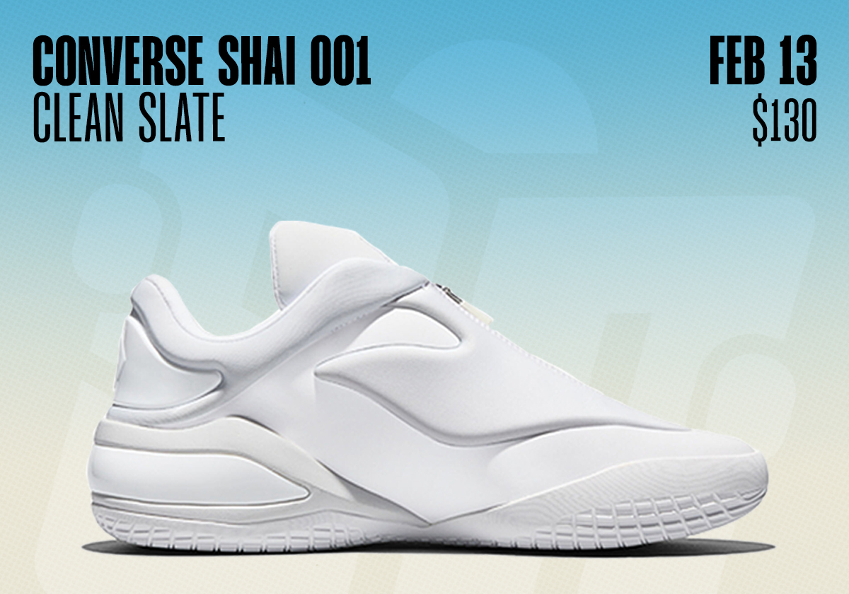All Star Weekend 2026 Sneaker Releases Converse Shai 001 Clean