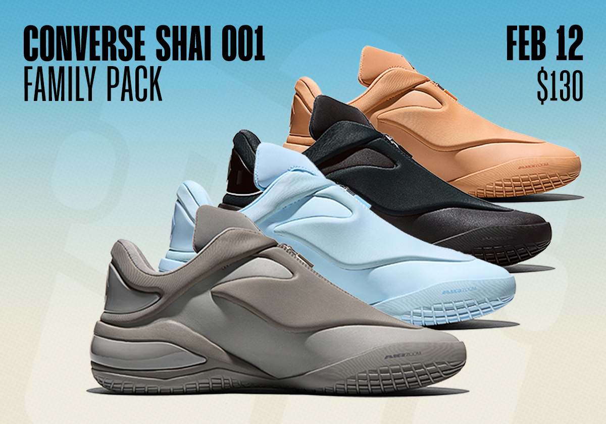 All Star Weekend 2026 Sneaker Releases Converse Shai 001 Family