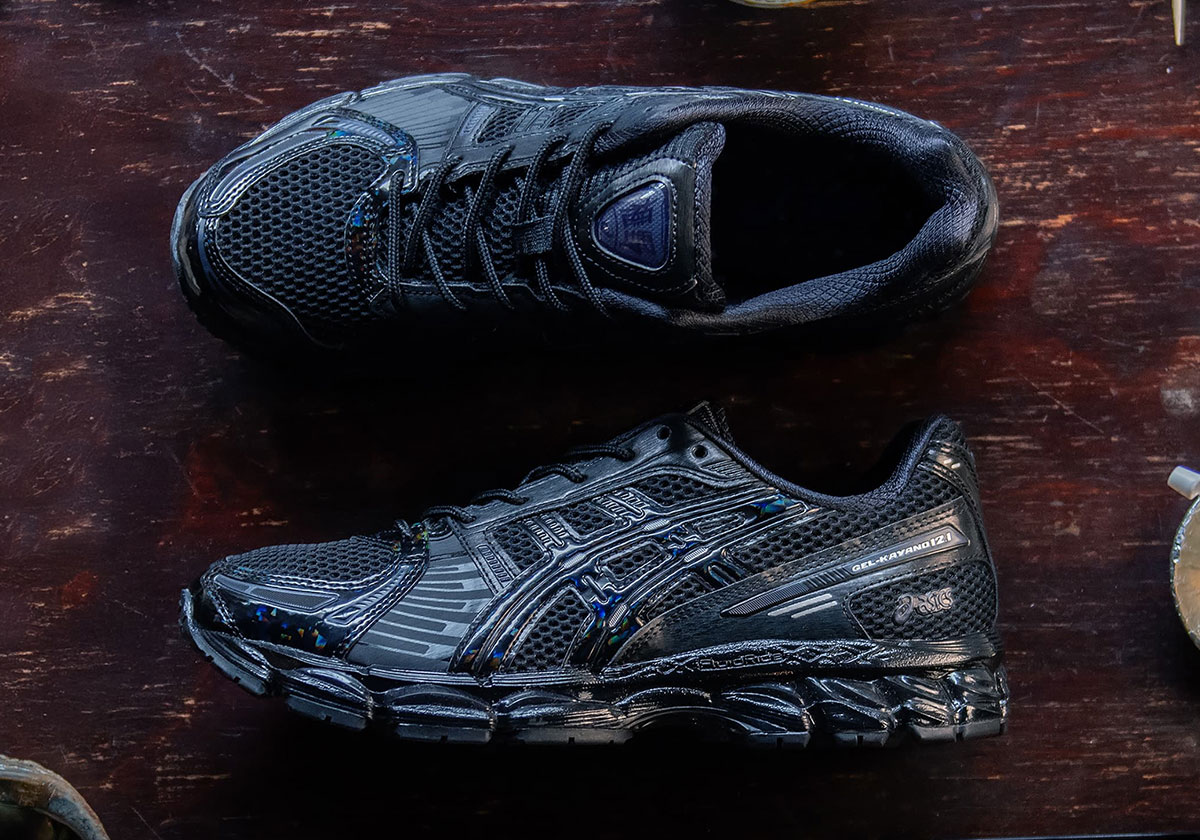 The atmos x ASICS GEL-Kayano 12.1 "Raden" Takes Inspo From An Ancient Decorative Technique
