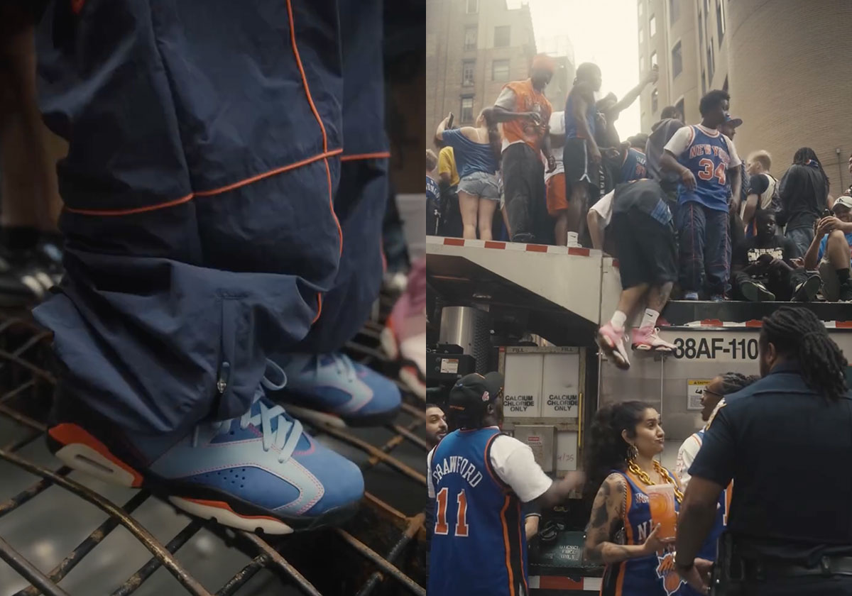 Awake NY Brought Their Air Jordan 6 Collaboration To The Knicks Parade