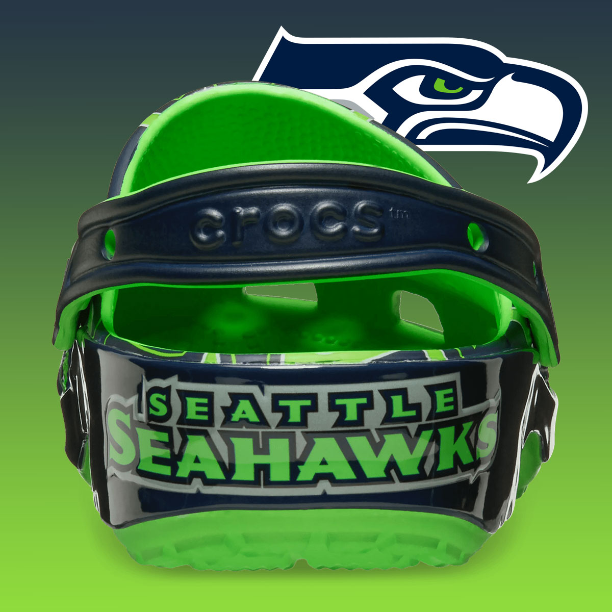 Кроссовки Crocs Classic Clog Super Bowl Lx Сиэтл Сихокс Нью Ингленд Пэтриотс 212738 90h 3