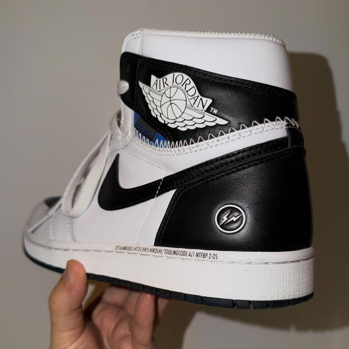 Fragment Union Air Jordan 1 White Black Release Date 3