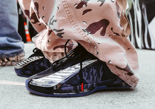 Up Close With Anthony Edwards’ Hellstar adidas AE2 “Black/Silver”