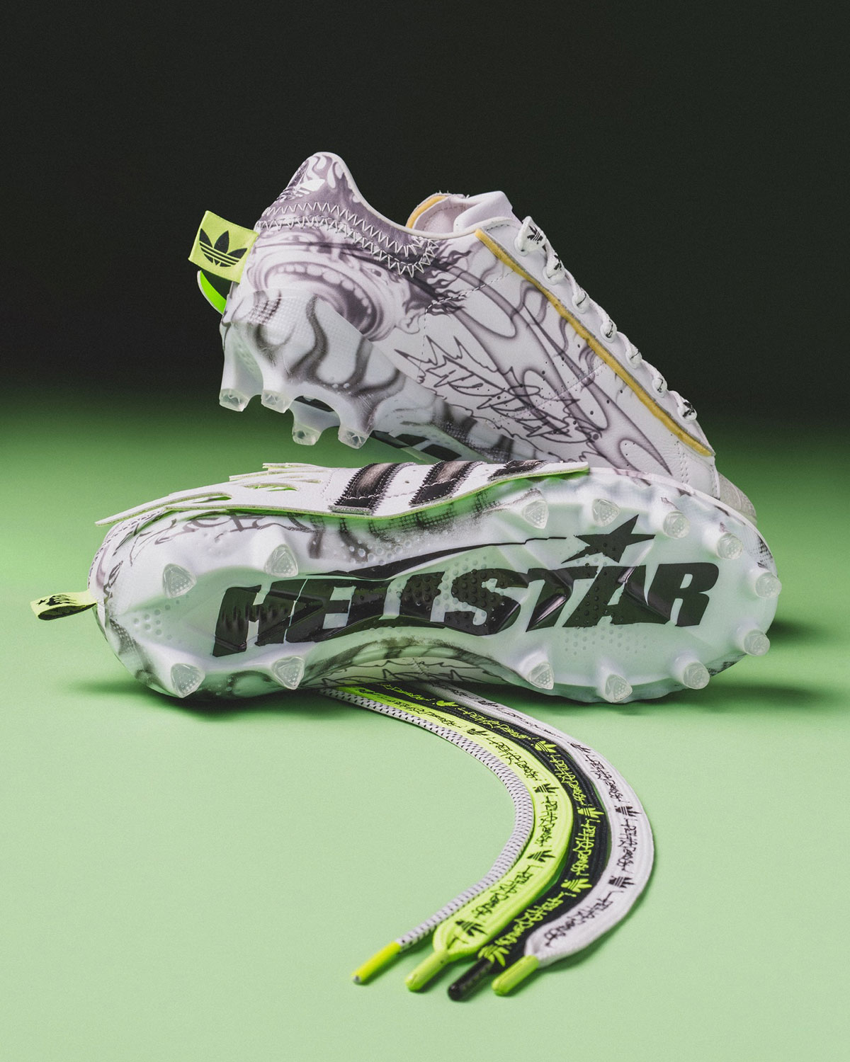 Hellstar Adidas Superstar Football Cleats Super Bowl Lx 2
