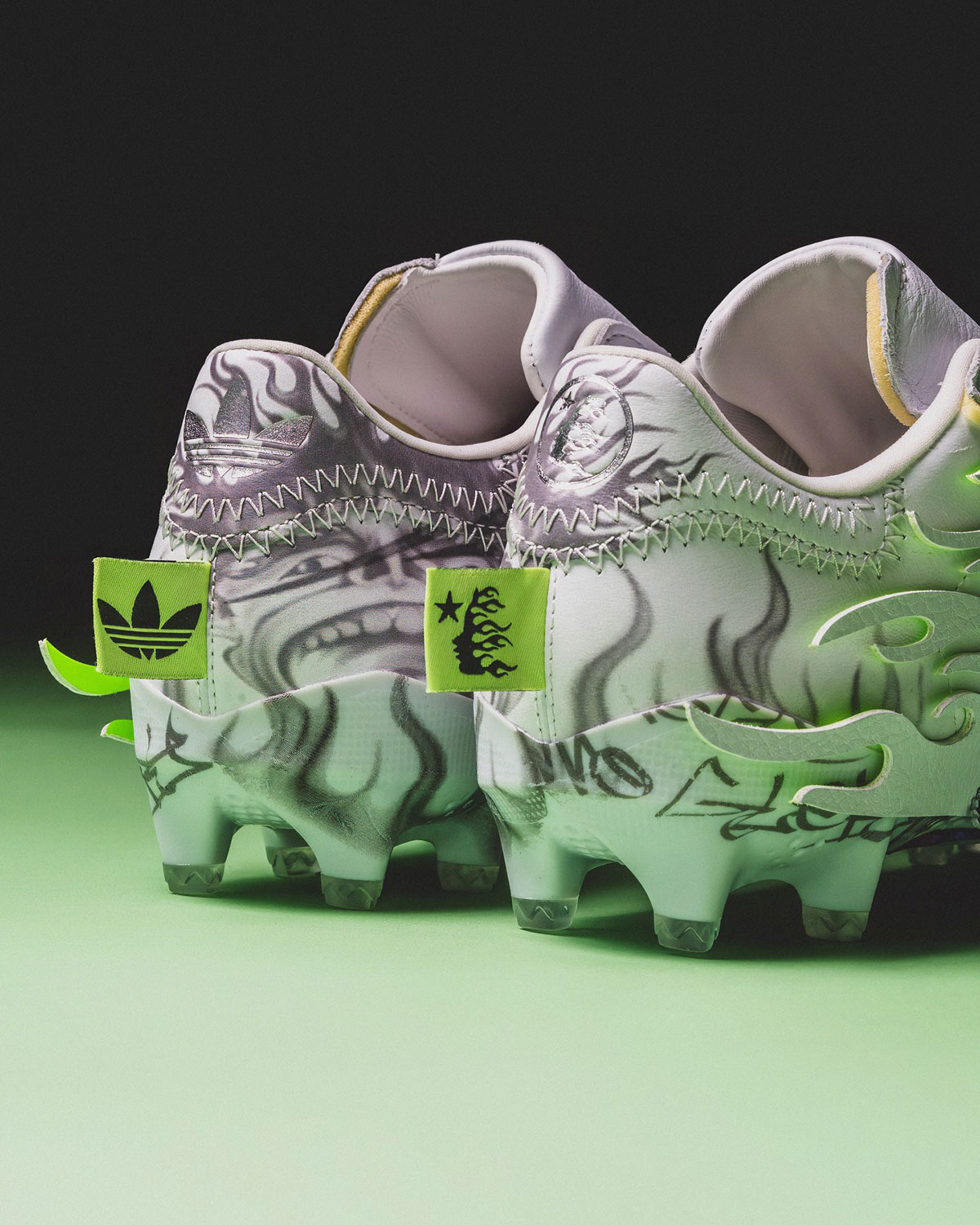 Hellstar Adidas Superstar Football Cleats Super Bowl Lx 4