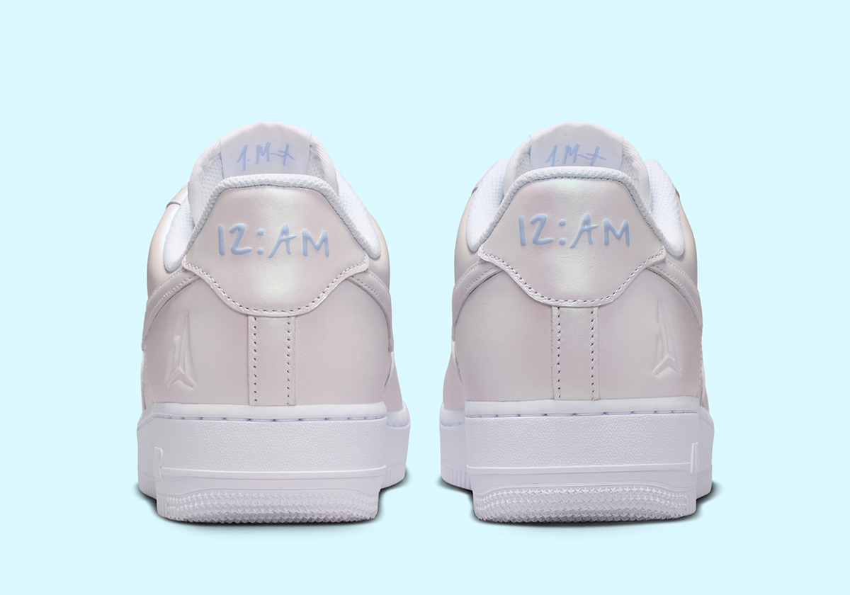 Ja Morant Nike Air Force 1 Low White Metallic Silver Ir8492 100 3