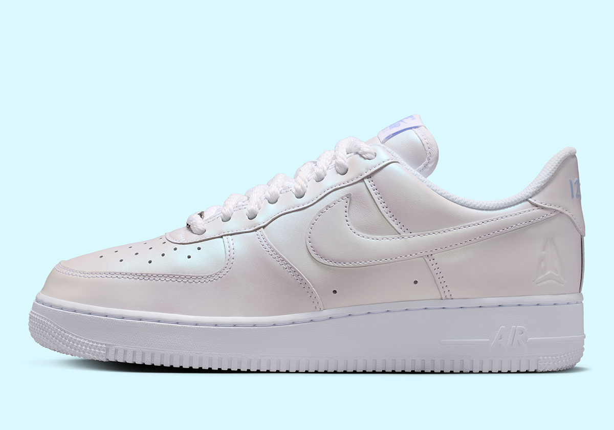 Ja Morant Nike Air Force 1 Low White Metallic Silver Ir8492 100 6