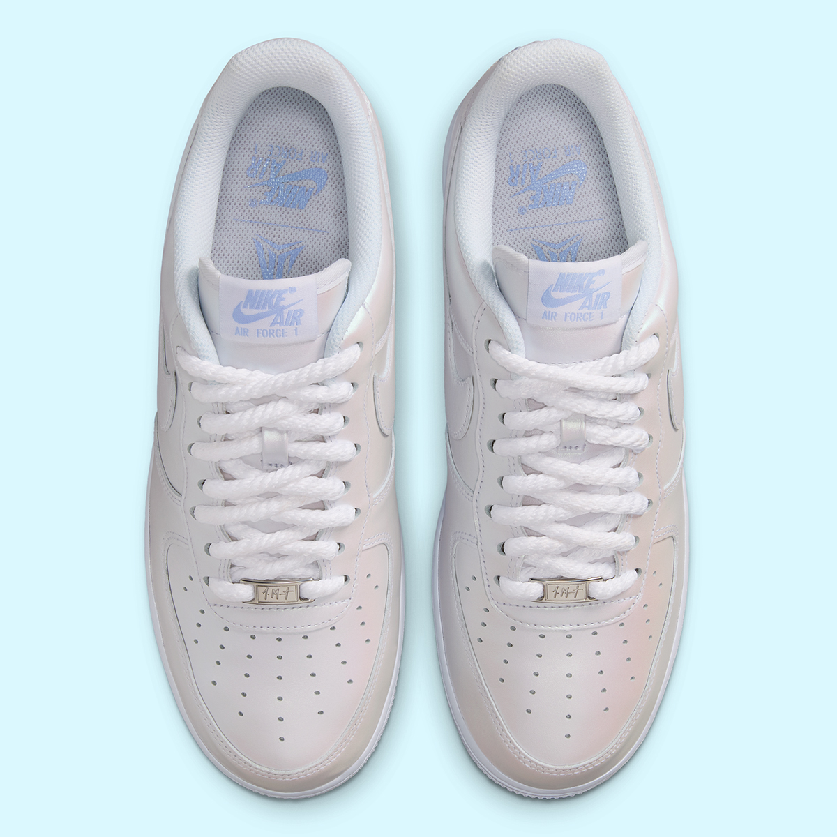 Ja Morant Nike Air Force 1 Low White Metallic Silver Ir8492 100 7