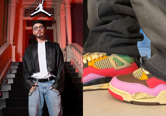 J Balvin Debuts Alternate Air Jordan 4 “Multi-Color”