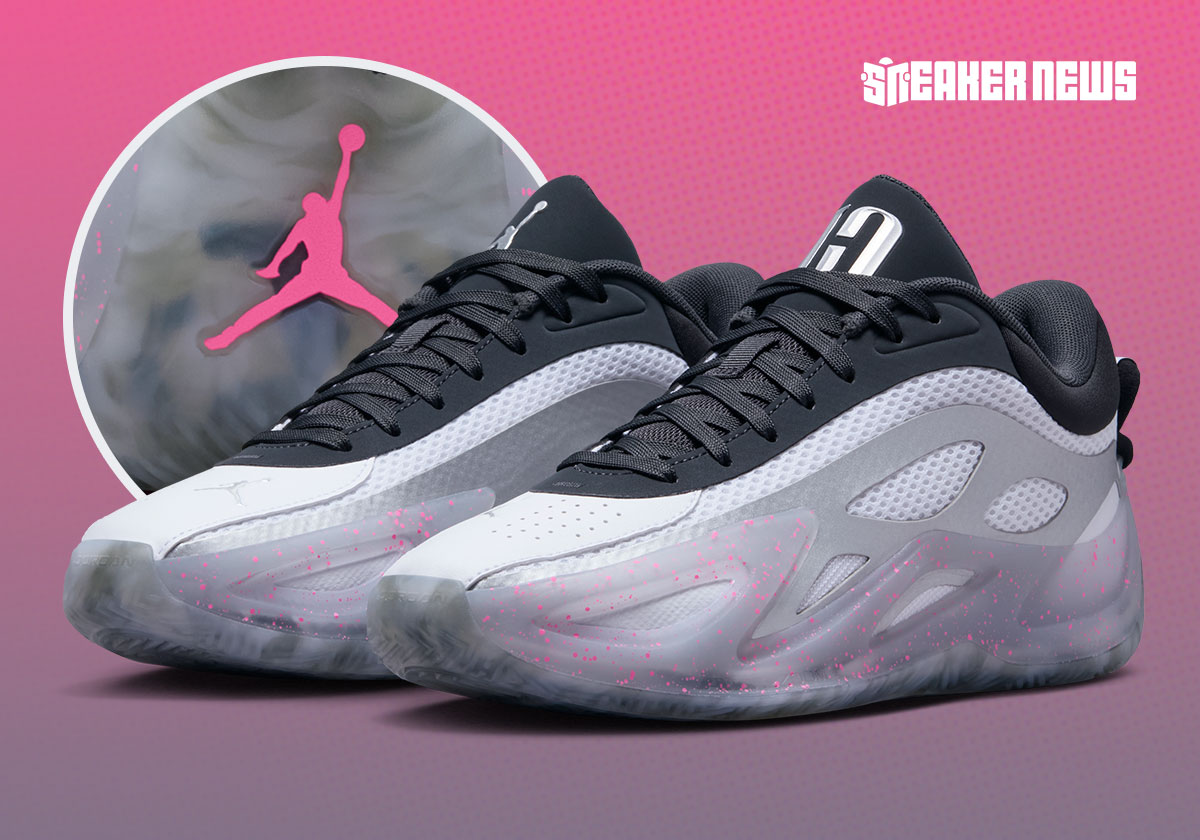 Pink Flakes Accent This Jordan Heir Series 2