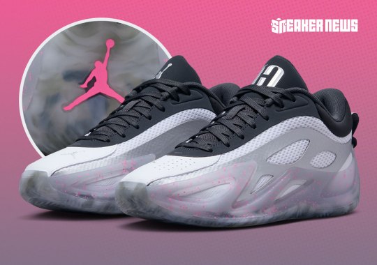 Pink Flakes Accent This Jordan Heir Series 2