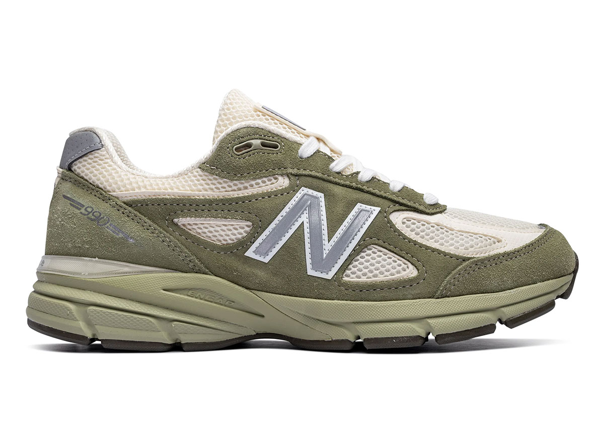 New Balance Paints The Midsole On The 990v4 “Olive”