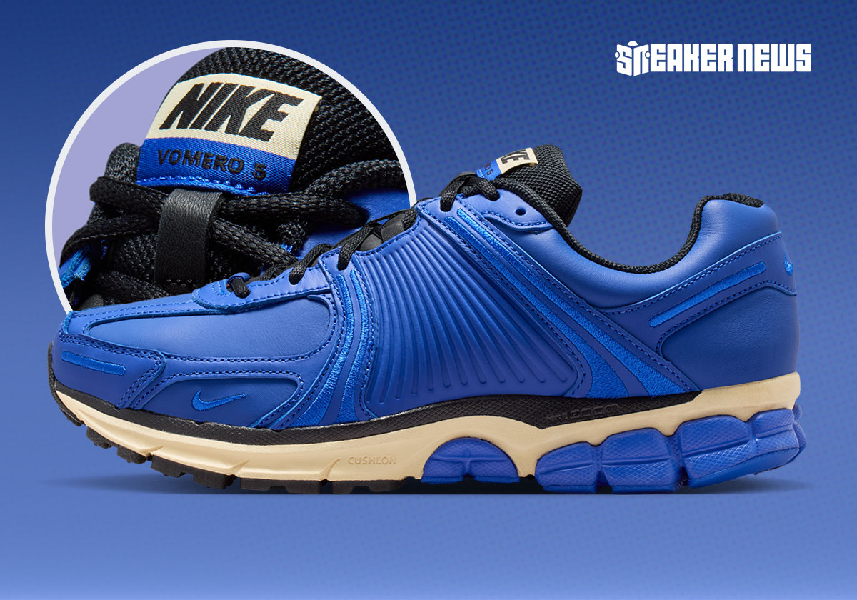 The Nike Zoom Vomero 5 Goes Swooshless Again In Royal Blue