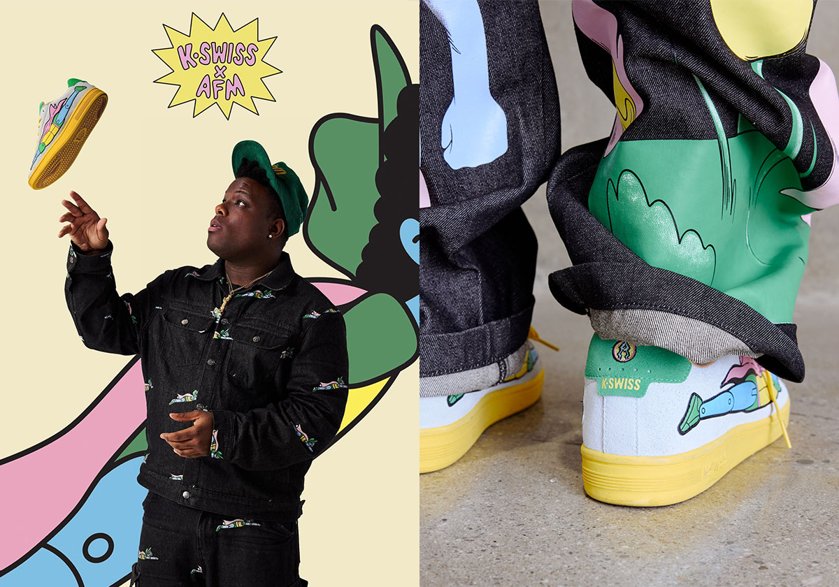 Rakeem Miles Hits Action Figure Mode For Third K-Swiss Collaboration