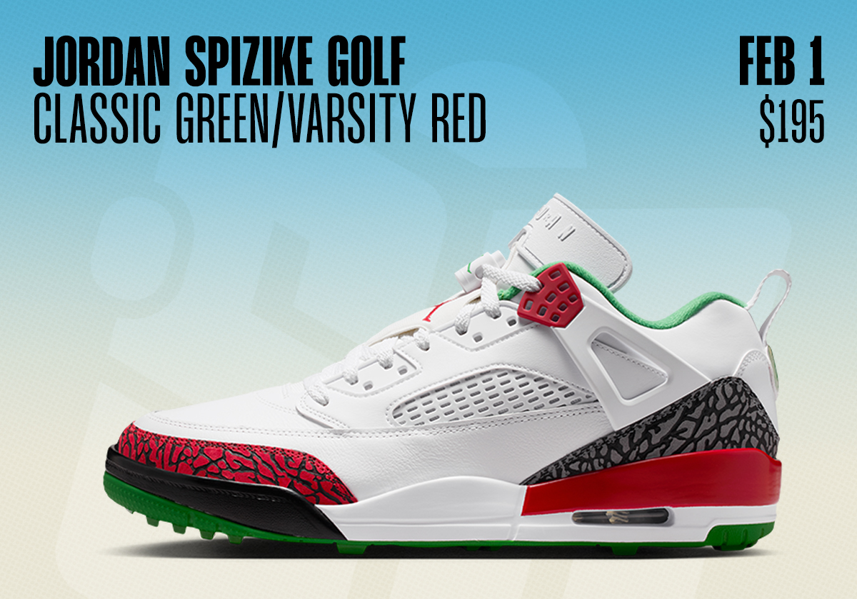 Sneaker Releases February 1 February 7 2026 Jordan Spizike Low Golf