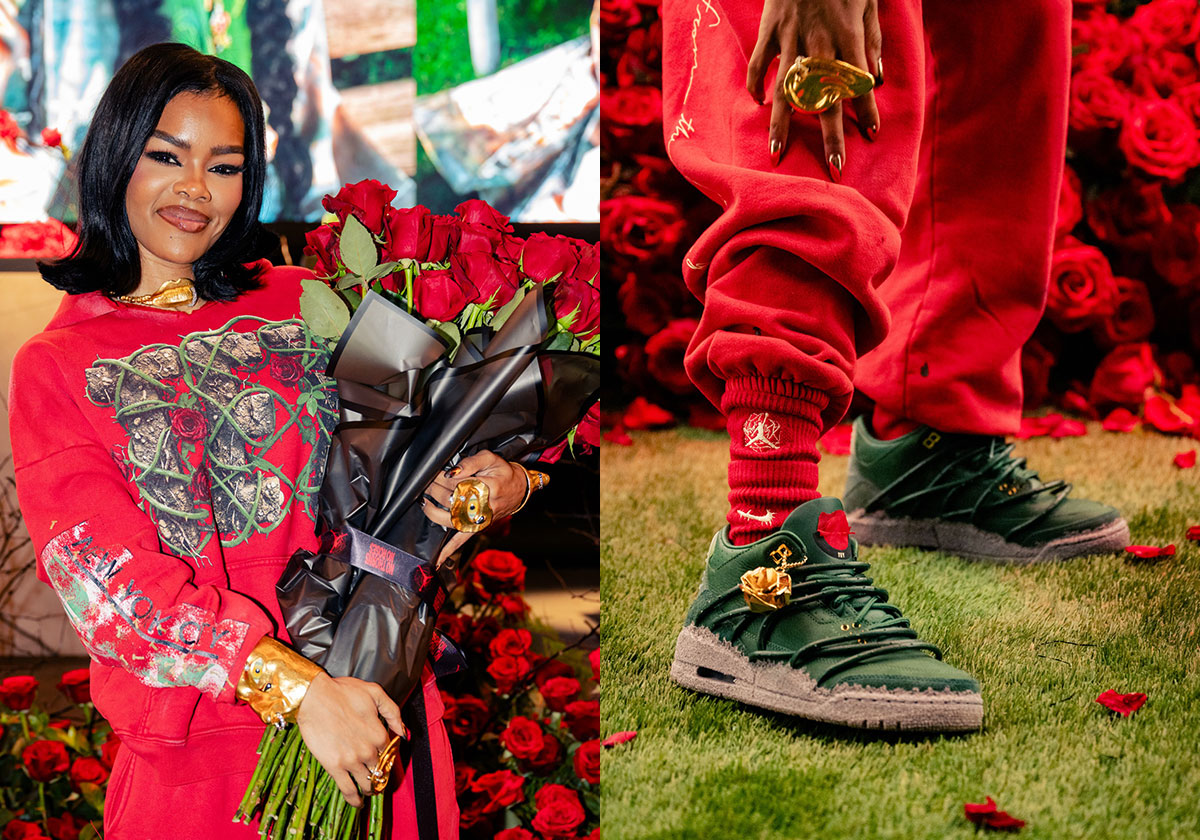 Rose 3s Teyana Taylor Air Jordan 3 Concrete Rose | SneakerNews.com
