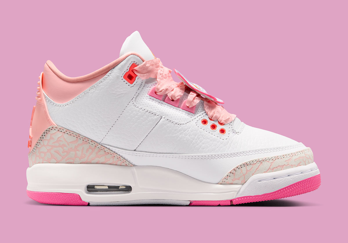 Air Jordan 3 Spring Flowers Ii0599 600 Release Date 2