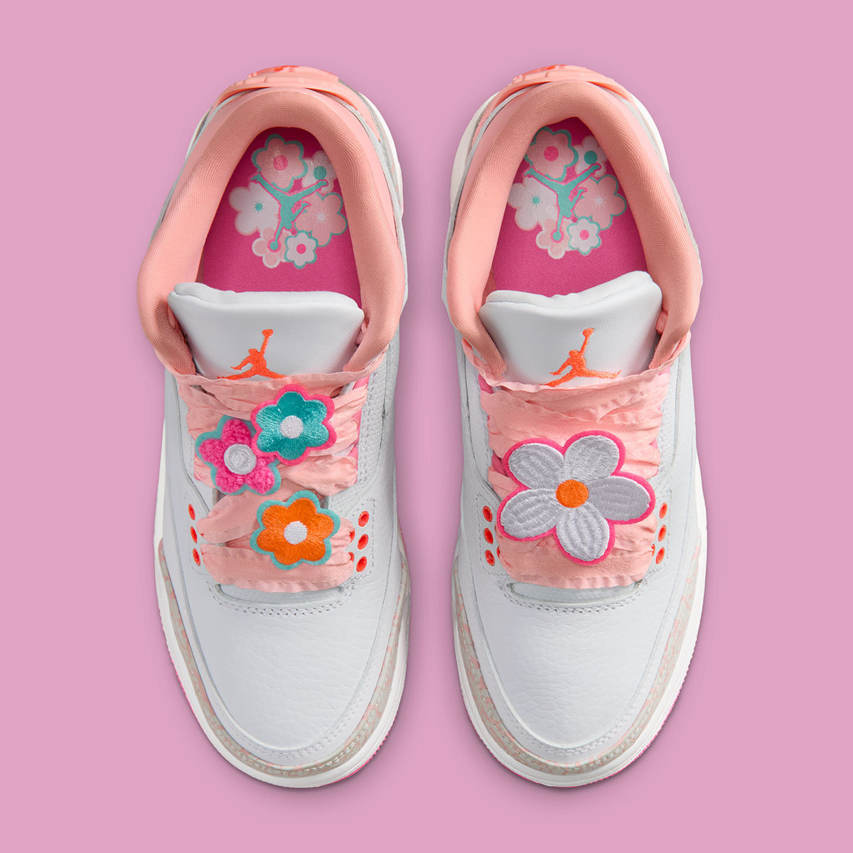 Air Jordan 3 Spring Flowers Ii0599 600 Release Date 3
