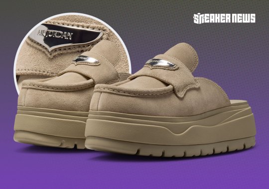 Khaki Suede Moves Onto The Controversial Air Jordan Mule