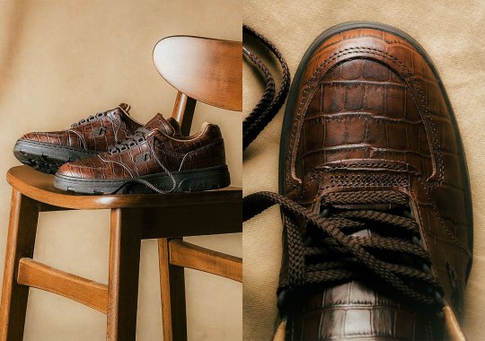 END Presents An Elevated Croc Leather New Balance Allerdale