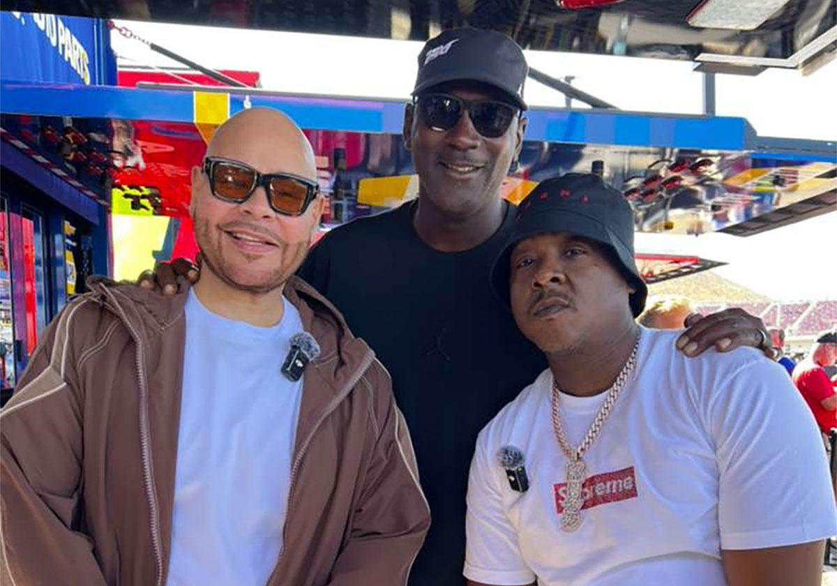 Fat Joe And Jadakiss Visit Michael Jordan’s NASCAR Racing Team