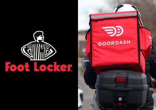 Foot Locker Is Now On DoorDash Delivery