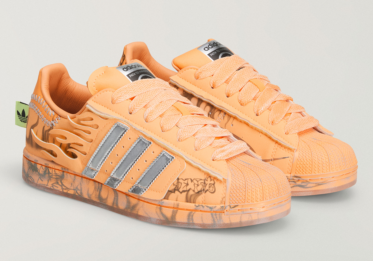Hellstar Adidas Superstar Hazy Orange La1501 5