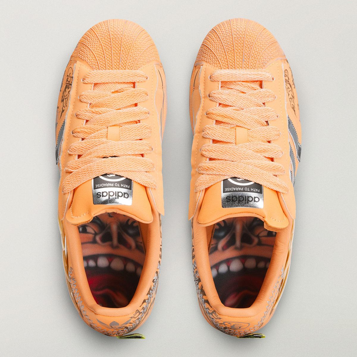 Hellstar Adidas Superstar Hazy Orange La1501 8