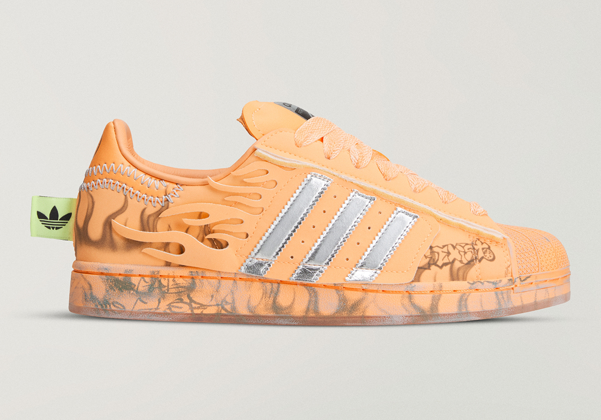 Hellstar Adidas Superstar Hazy Orange La1501 9